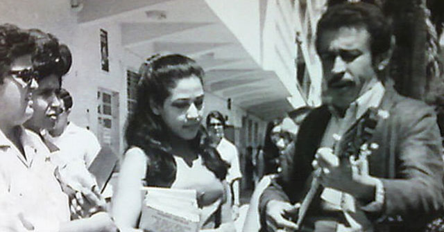 Ali Primera en la UCV Llevando su música a los pasillos de la Universidad Central de Venezuela